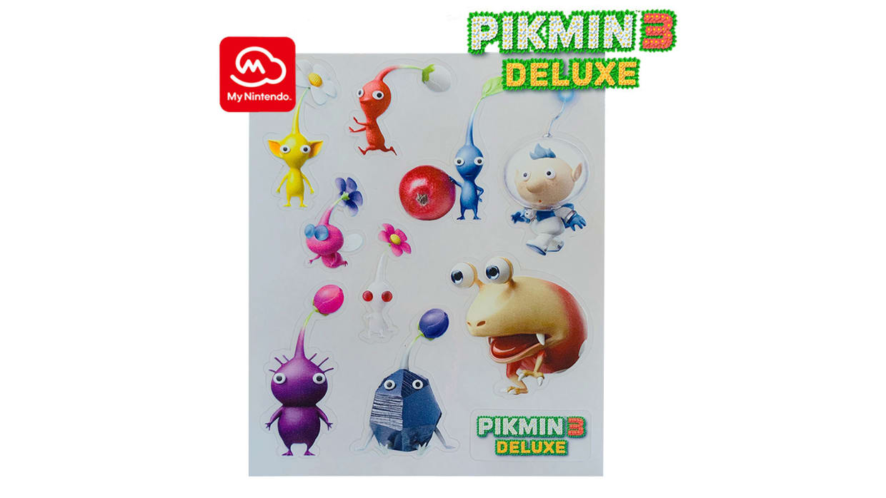 Pikmin 3 Deluxe Reusable Decorative Drinkware Decals 1